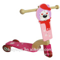 wholesale child's traditional wooden foot scooter